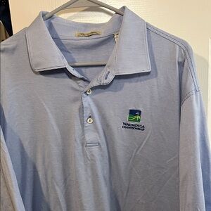 Peter Millar Light Blue golf  Polo Shirt XXL